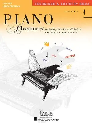 Piano Adventures, Nivel 4: Libro de Técnica y Arte - Piano Adventures, Level 4: Technique & Artistry Book