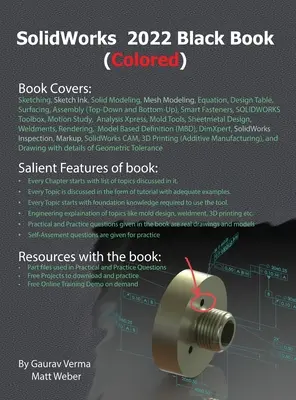 SolidWorks 2022 Libro negro (coloreado) - SolidWorks 2022 Black Book (Colored)