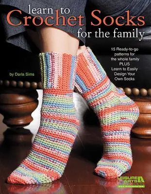 Aprende a tejer calcetines para toda la familia - Learn to Crochet Socks for the Family