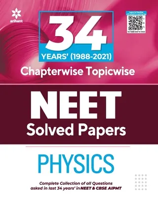 34 Años Chapterwise Soluciones NEET Física 2022 - 34 Years Chapterwise Solutions NEET Physics 2022