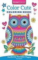 Libro para colorear de animales: Páginas perfectamente portátiles - Color Cute Coloring Book: Perfectly Portable Pages