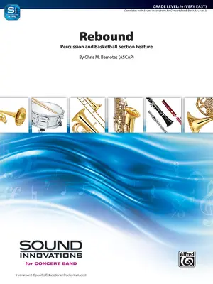 Rebound: Percussion and Basketball Section Feature, Conductor Score & Parts