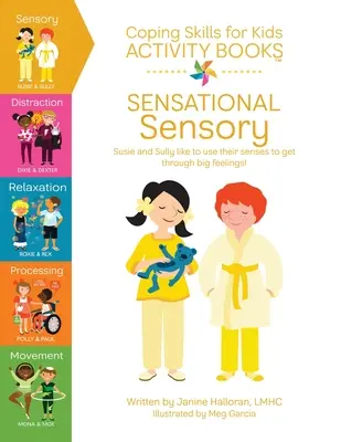 Libros de actividades de habilidades de afrontamiento para niños: Sensacional Sensory - Coping Skills for Kids Activity Books: Sensational Sensory