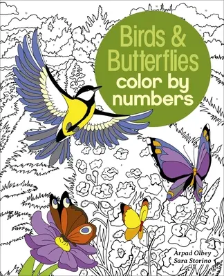 Aves y mariposas colorear por números - Birds & Butterflies Color by Numbers