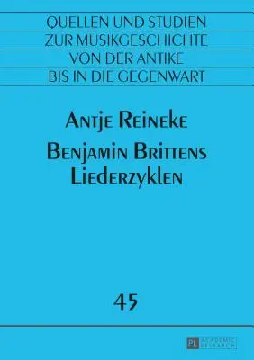 Ciclos de canciones de Benjamin Britten - Benjamin Brittens Liederzyklen