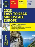 2023 Philip's Easy to Read Multiscale Road Atlas Europe - (Encuadernación en espiral A4) - 2023 Philip's Easy to Read Multiscale Road Atlas Europe - (A4 Spiral binding)