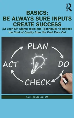 Fundamentos: Estar Siempre Seguro Las Entradas Crean Éxito: 12 Herramientas y Técnicas Lean Six Sigma para Reducir el Coste de la Calidad desde la Co - Basics: Be Always Sure Inputs Create Success: 12 Lean Six Sigma Tools and Techniques to Reduce the Cost of Quality from the Co