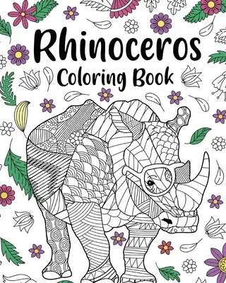 Libro para colorear de Rinoceronte - Rhinoceros Coloring Book