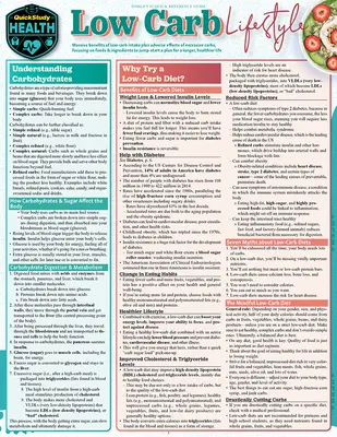 Estilo de vida bajo en carbohidratos: A Quickstudy Laminated Reference - Low Carb Lifestyle: A Quickstudy Laminated Reference