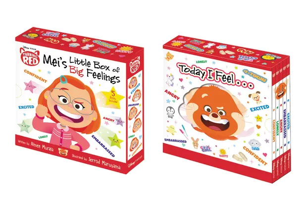 Disney/Pixar Turning Red: Mei's Little Box of Big Feelings (5 libros incluidos) - Disney/Pixar Turning Red: Mei's Little Box of Big Feelings (5 Books Included)