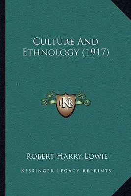 Cultura y etnología (1917) - Culture and Ethnology (1917)