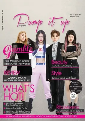 Pump it up Magazine - La sensación del K-Pop RUMBLE G - Agosto 2021 - Pump it up Magazine - K-Pop Sensation RUMBLE G - August 2021