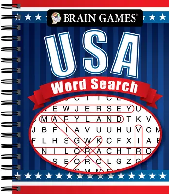 Juegos de ingenio - Sopa de letras USA (#4): Volumen 4 - Brain Games - USA Word Search (#4): Volume 4