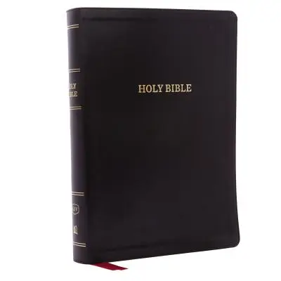 RVR, Biblia de consulta de lujo, letra supergigante, imitación de piel, negra, edición con letras rojas - KJV, Deluxe Reference Bible, Super Giant Print, Imitation Leather, Black, Red Letter Edition