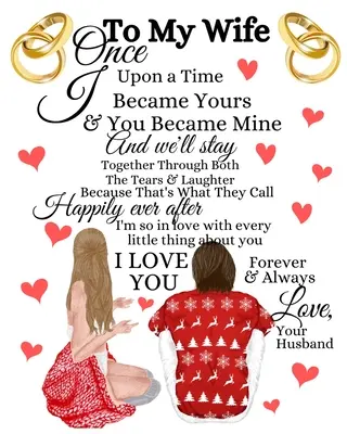 A Mi Esposa Érase Una Vez Yo Me Hice Tuyo Y Tú Te Hiciste Mío Y Permaneceremos Juntos A Través De Las Lágrimas Y Las Risas: Regalos De 20º Aniversario Para La Esposa - To My Wife Once Upon A Time I Became Yours & You Became Mine And We'll Stay Together Through Both The Tears & Laughter: 20th Anniversary Gifts For Wif