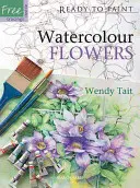 Flores de acuarela listas para pintar - Ready to Paint Watercolour Flowers