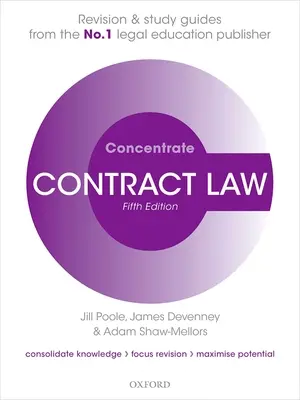 Concentrado de Derecho Contractual - Revisión de Derecho y Guía de Estudio - Contract Law Concentrate - Law Revision and Study Guide