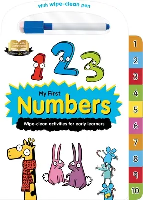 Ayuda con los deberes: Mis primeros números: Cuaderno de ejercicios para niños mayores de 2 años - Help with Homework: My First Numbers: Wipe-Clean Workbook for 2+ Year-Olds