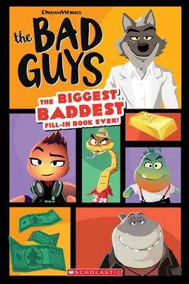 Bad Guys Movie: ¡El Libro de Relleno Más Grande y Malo! - Bad Guys Movie: The Biggest, Baddest Fill-In Book Ever!