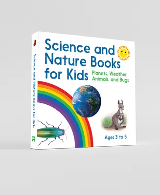 Libros de ciencia y naturaleza para niños de 3 a 5 años: Los planetas, el tiempo, los animales y los bichos - Science and Nature Books for Kids 3 to 5 Box Set: Planets, Weather, Animals, and Bugs