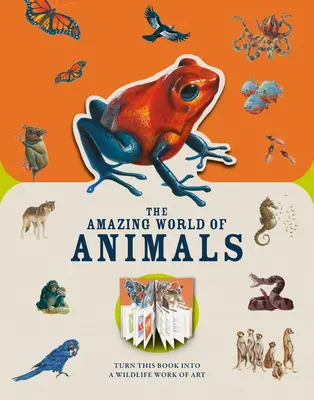 Paisajes de papel: El asombroso mundo de los animales: Convierte este libro en una obra de arte de la fauna salvaje - Paperscapes: The Amazing World of Animals: Turn This Book Into a Wildlife Work of Art