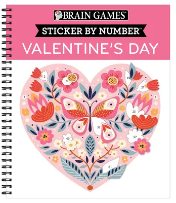 Juegos de ingenio - Sticker by Number: San Valentín - Brain Games - Sticker by Number: Valentine's Day