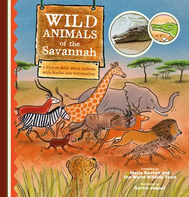 Animales salvajes de la sabana. Un libro ilustrado sobre animales con historias e información - Wild Animals of the Savannah. a Picture Book about Animals with Stories and Information