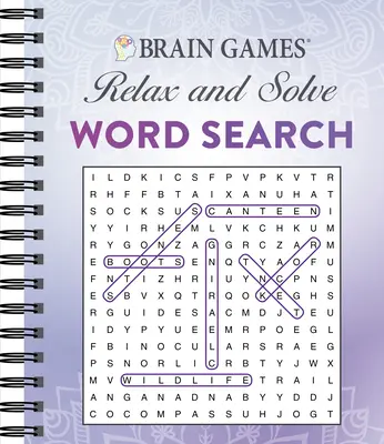 Juegos de ingenio - Relájate y resuelve: Sopa de letras (morado) - Brain Games - Relax and Solve: Word Search (Purple)