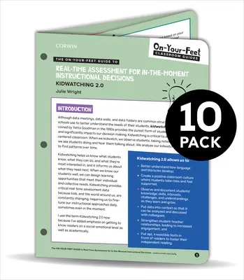 BUNDLE: Wright: The On-Your-Feet Guide to Real-Time Assessment for In-the Moment Instructional Decisions: Paquete de 10 - BUNDLE: Wright: The On-Your-Feet Guide to Real-Time Assessment for In-the Moment Instructional Decisions: 10 Pack