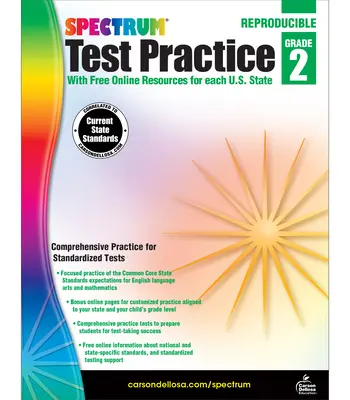 Práctica de examen de Spectrum, Grado 2 - Spectrum Test Practice, Grade 2