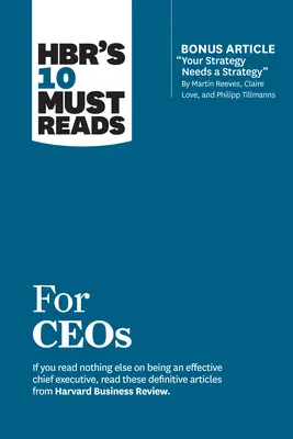 Las 10 lecturas obligatorias de Hbr para directivos - Hbr's 10 Must Reads for Ceos