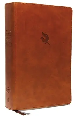 NKJV, Biblia de la Vida Llena del Espíritu, Tercera Edición, Imitación Cuero, Marrón, Indizada, Edición Letra Roja, Impresión Confort: Equipamiento del Reino a través del Poder - NKJV, Spirit-Filled Life Bible, Third Edition, Imitation Leather, Brown, Indexed, Red Letter Edition, Comfort Print: Kingdom Equipping Through the Pow