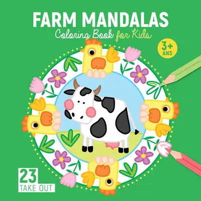 Diversión en la granja Libro para colorear para niños: 23 diseños - Fun on the Farm Coloring Book for Kids: 23 Designs