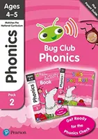 Phonics - Learn at Home Pack 2 (Bug Club), Phonics Sets 4-6 for ages 4-5 (Six stories + Parent Guide + Activity Book)