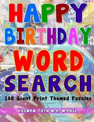 Sopa de letras de feliz cumpleaños - Happy Birthday Word Search