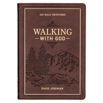 Devocionario Caminando con Dios Piel sintética de gran tamaño - Devotional Walking with God Large Print Faux Leather