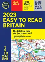 2023 Philip's Easy to Read Road Atlas Gran Bretaña - (A4 Encuadernación en rústica) - 2023 Philip's Easy to Read Road Atlas Britain - (A4 Paperback)