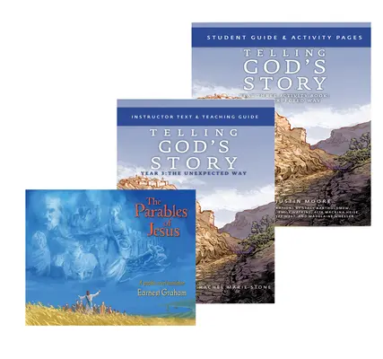 Telling God's Story Year 3 Bundle: Incluye Texto del Instructor, Guía del Estudiante y Parábolas Novela Gráfica - Telling God's Story Year 3 Bundle: Includes Instructor Text, Student Guide, and Parables Graphic Novel