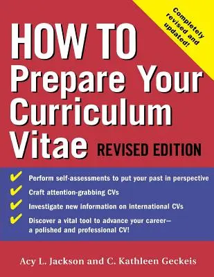 Cómo preparar su currículum vitae - How to Prepare Your Curriculum Vitae