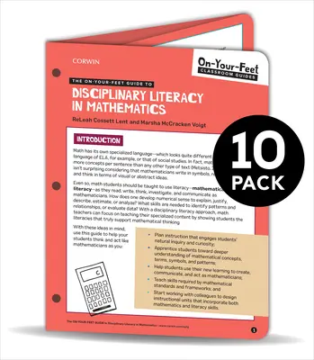 LOTE: Cuaresma: La guía en tus pies para la alfabetización disciplinar en matemáticas: Paquete de 10 - BUNDLE: Lent: The On-Your-Feet Guide to Disciplinary Literacy in Math: 10 Pack