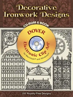 Diseños de herrajes decorativos [Con CD_Rom] - Decorative Ironwork Designs [With CD_Rom]