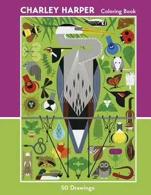 Charley Harper: 50 dibujos para colorear - Charley Harper: 50 Drawings Coloring Book