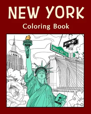 Libro para colorear de Nueva York - New York Coloring Book