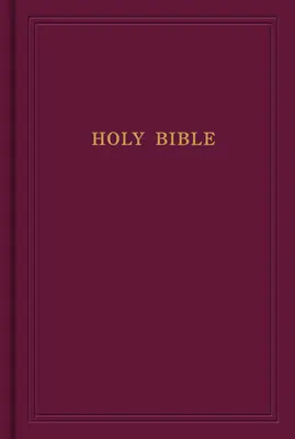 Biblia KJV Pew, Tapa dura granate - KJV Pew Bible, Garnet Hardcover