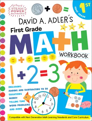 Libro de ejercicios de matemáticas de primer grado de David A. Adler - David A. Adler's First Grade Math Workbook