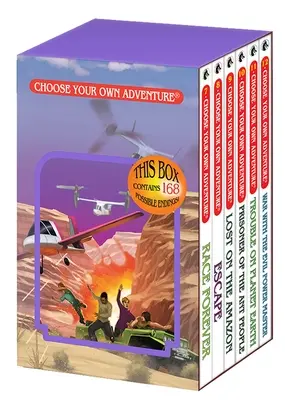 Elige tu propia aventura 6-Book Boxed Set # 2 (Carrera para siempre, Escape, Lost on the Amazon, Prisoner of the Ant People, Trouble on Planet Earth, War with - Choose Your Own Adventure 6-Book Boxed Set #2 (Race Forever, Escape, Lost on the Amazon, Prisoner of the Ant People, Trouble on Planet Earth, War with