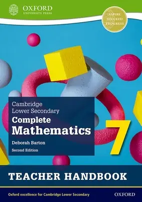 Cambridge Lower Secondary Complete Mathematics 7: Teacher Handbook (Segunda Edición) - Cambridge Lower Secondary Complete Mathematics 7: Teacher Handbook (Second Edition)
