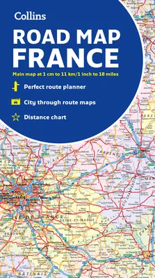 Mapa Collins de Francia - Collins Map of France