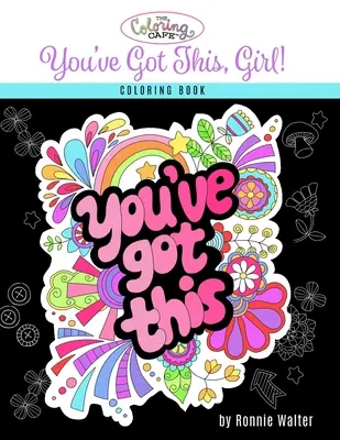 The Coloring Cafe-¡Lo tienes, chica! - The Coloring Cafe-You've Got This, Girl!