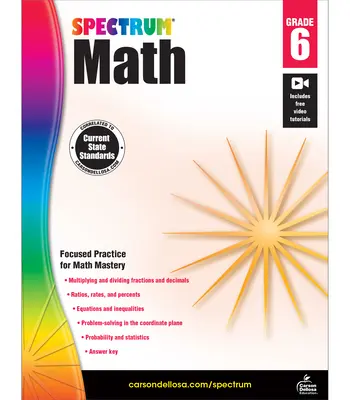 Spectrum Math Workbook, 6º curso - Spectrum Math Workbook, Grade 6